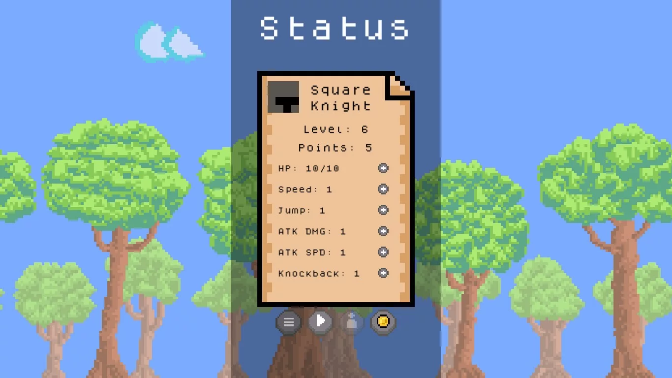 Изображение игры: Square Knight