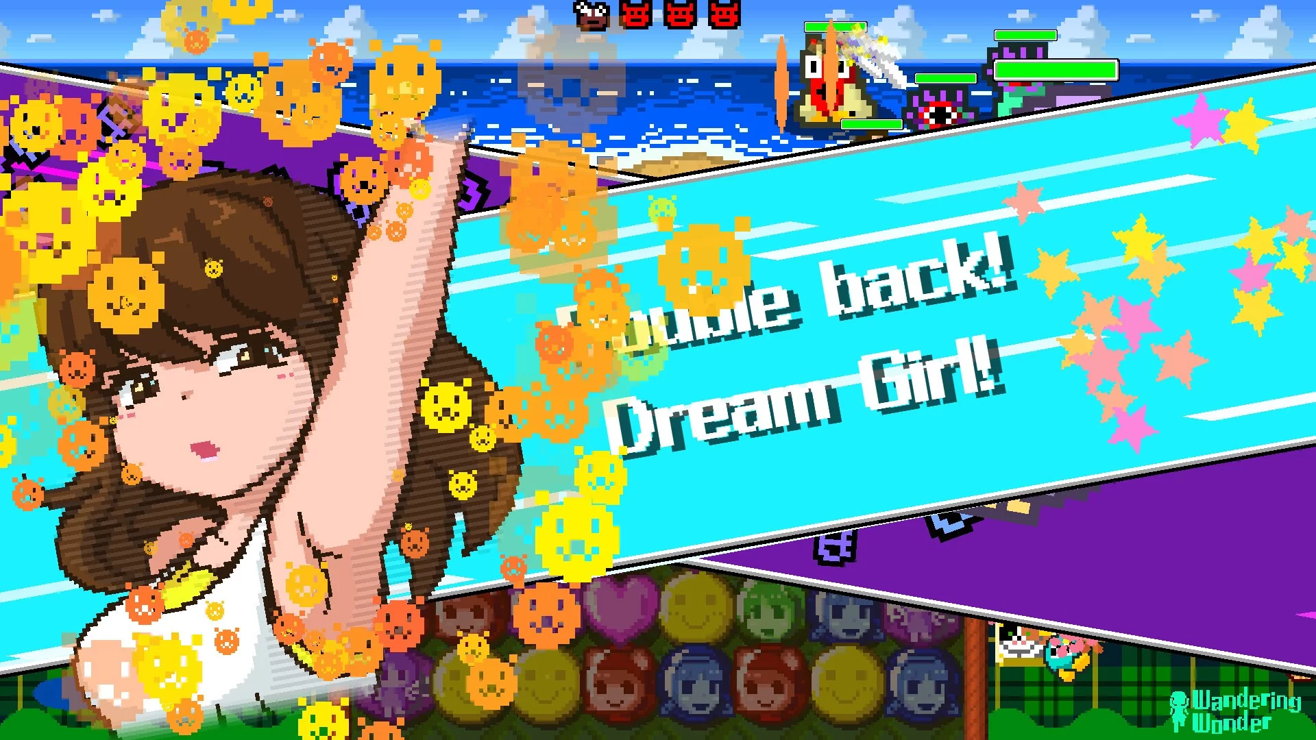 Изображение игры: Puzzle Battler! Mirai