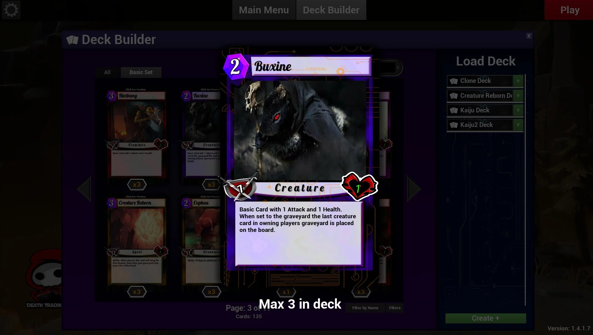 Изображение игры: Death Trading Card Game