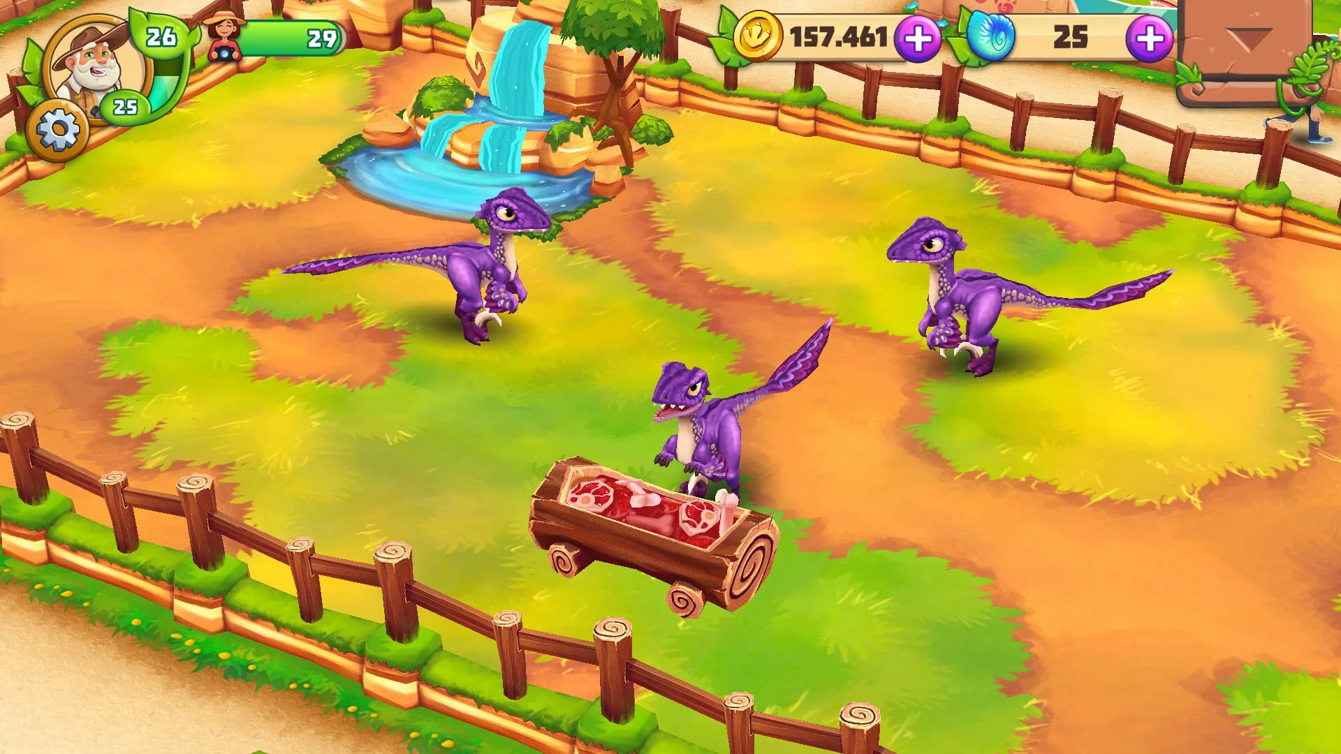 Изображение игры: Dinosaur Park – Primeval Zoo