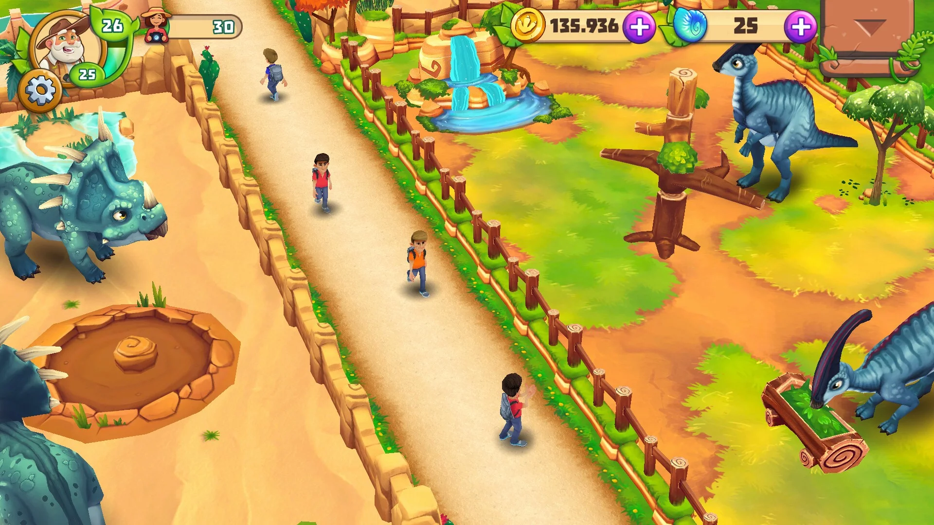 Изображение игры: Dinosaur Park – Primeval Zoo