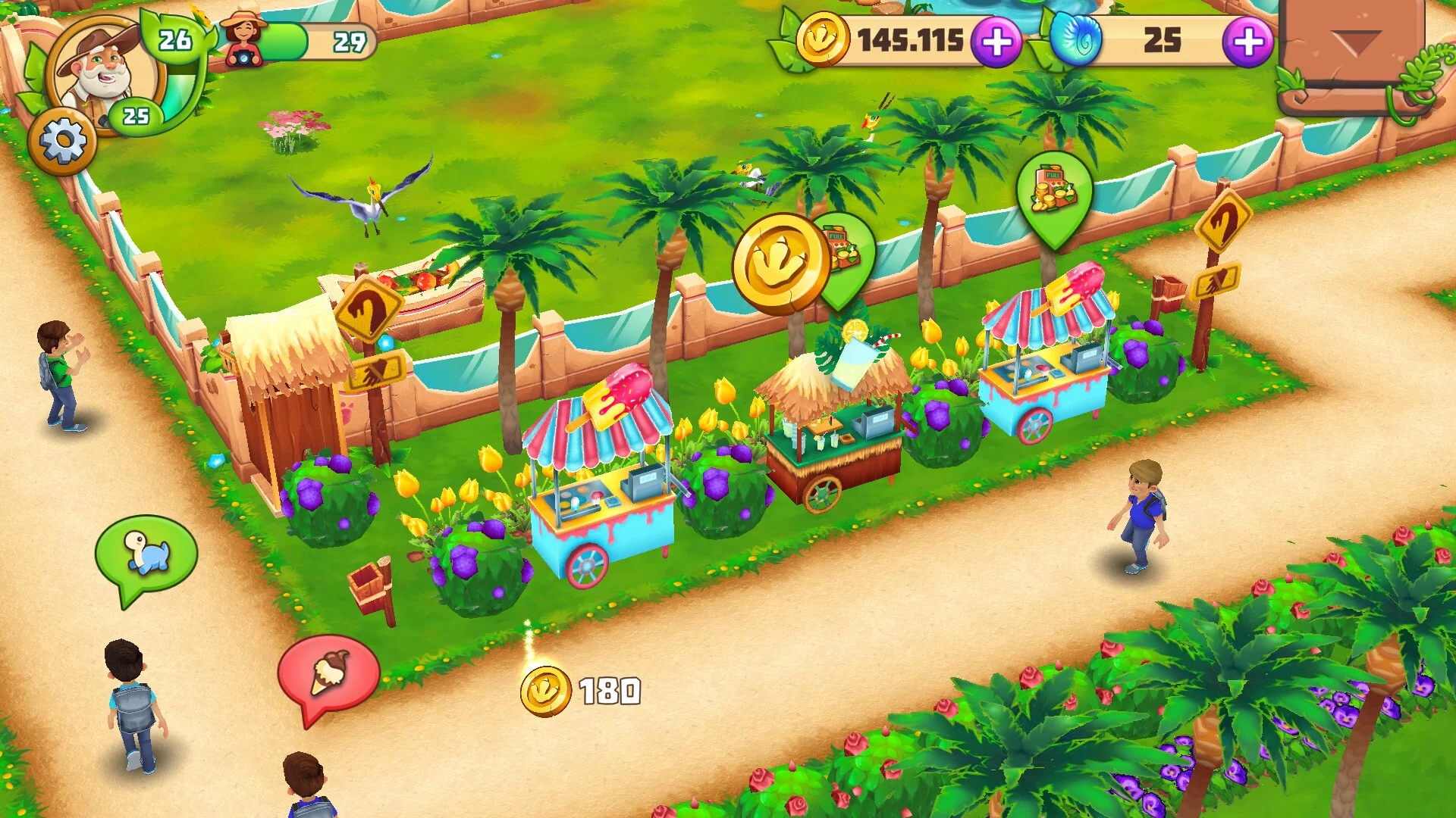 Изображение игры: Dinosaur Park – Primeval Zoo