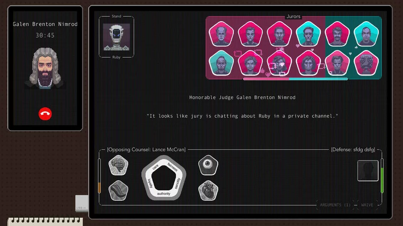 Изображение игры: Justice.exe