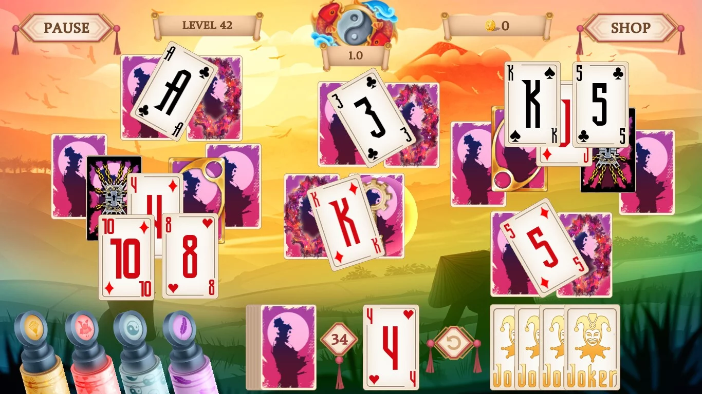 Изображение игры: Samurai Solitaire. Threads of Fate