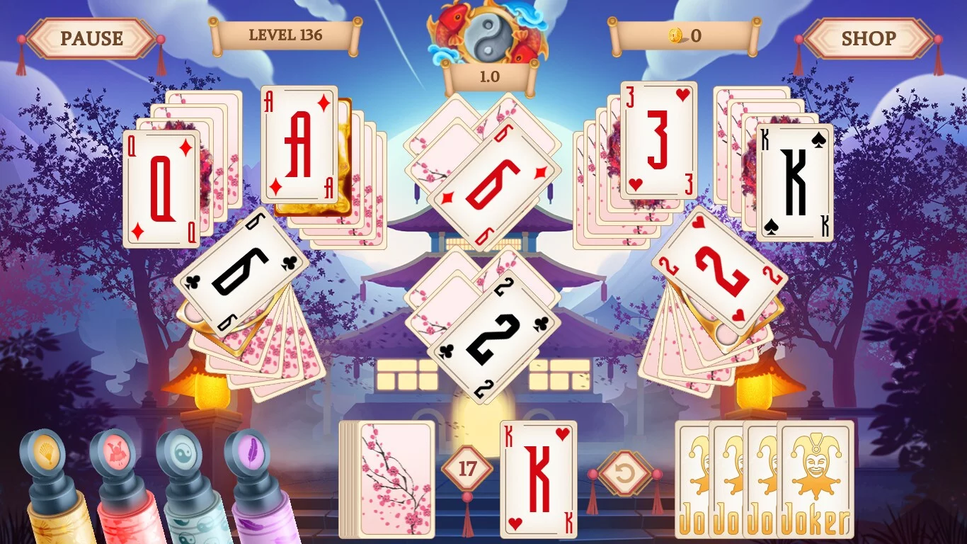Изображение игры: Samurai Solitaire. Threads of Fate