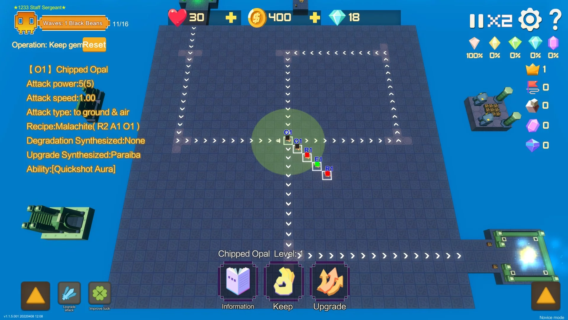 Изображение игры: Gem Tower Defense 2