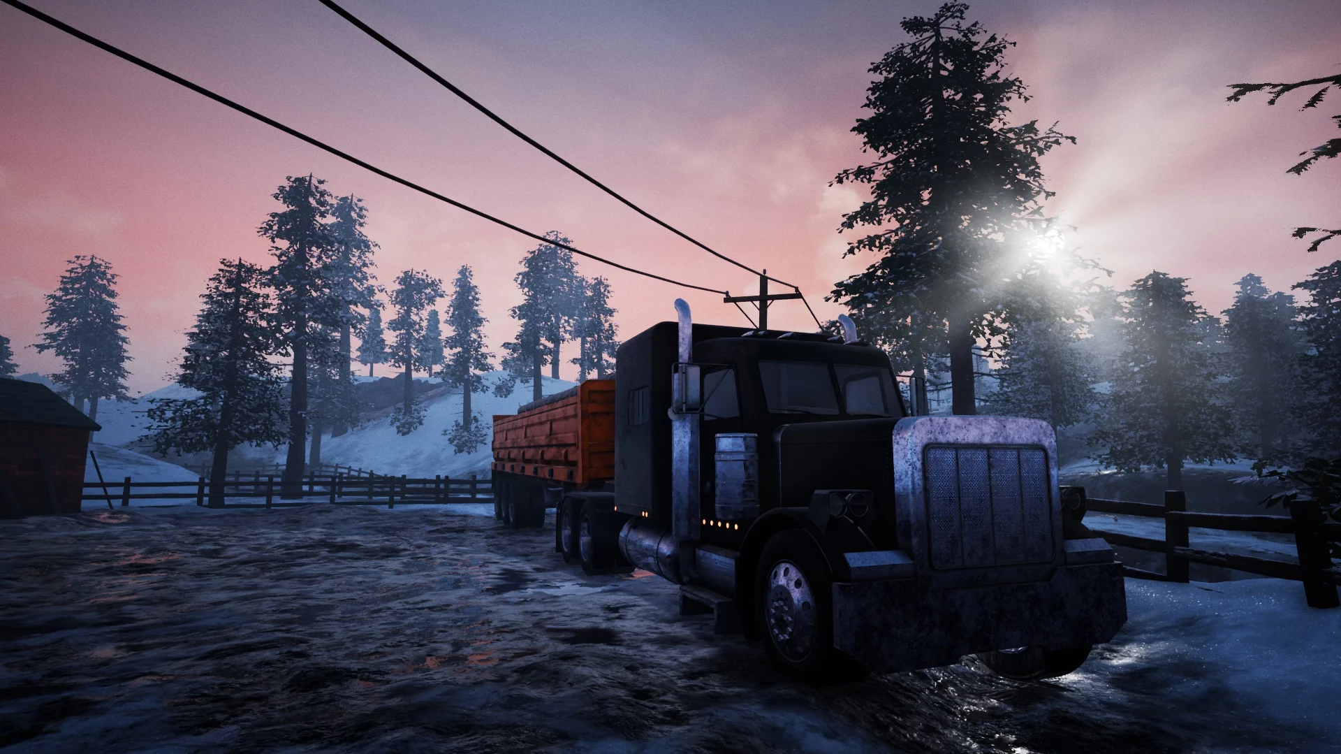 Изображение игры: Alaskan Truck Simulator