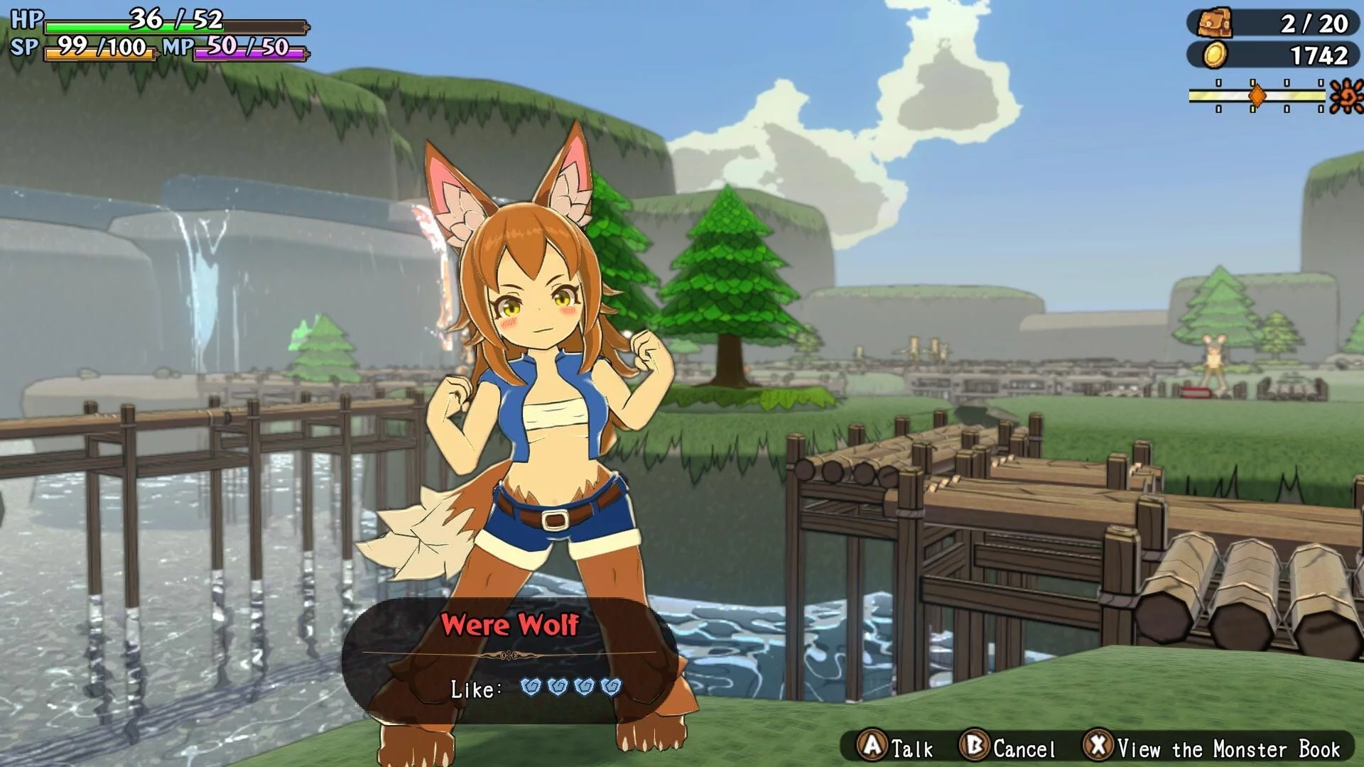 Изображение игры: Monster Girls and the Mysterious Adventure 2