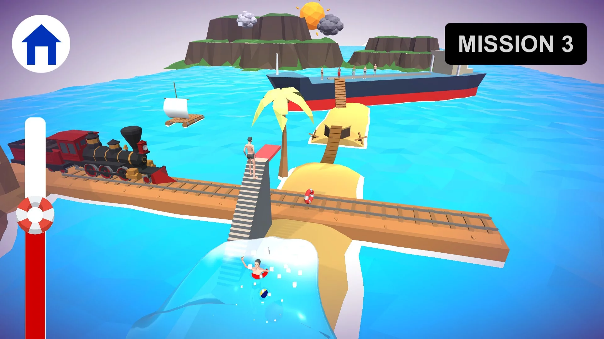 Изображение игры: Waves Running Simulator