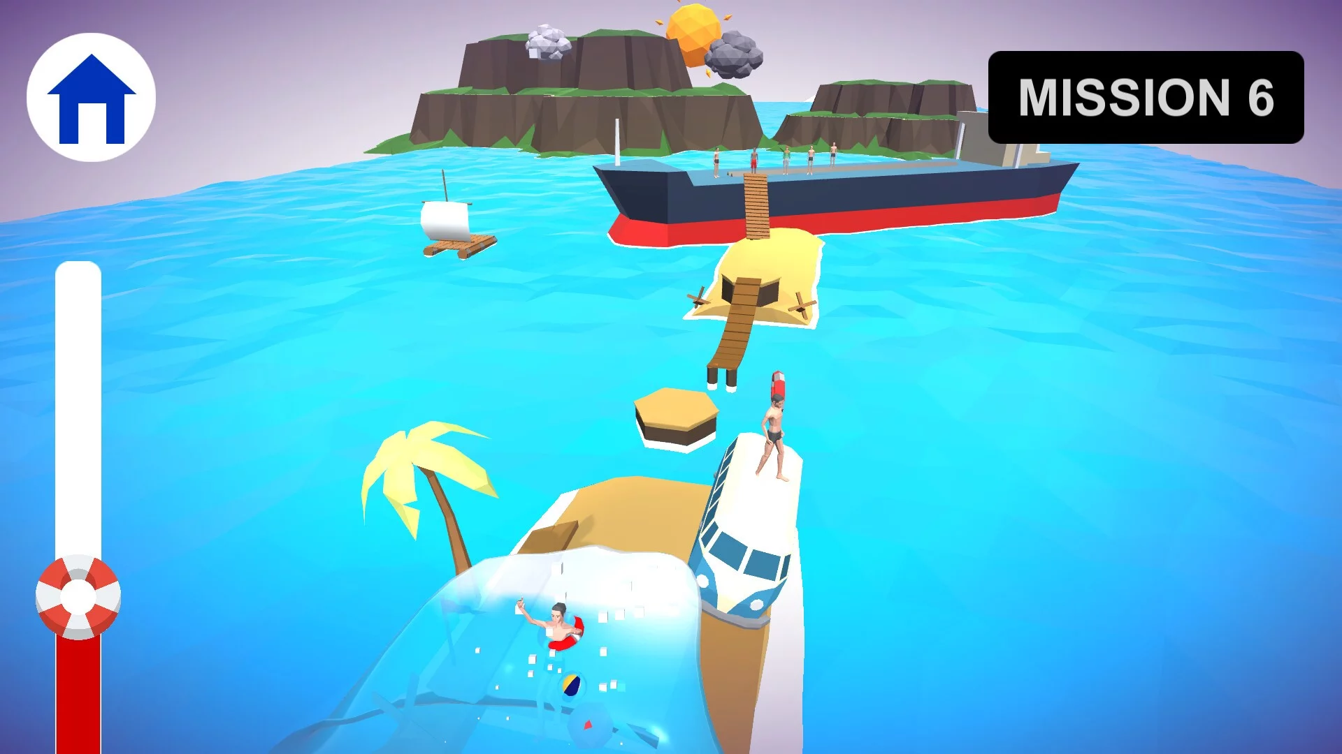 Изображение игры: Waves Running Simulator