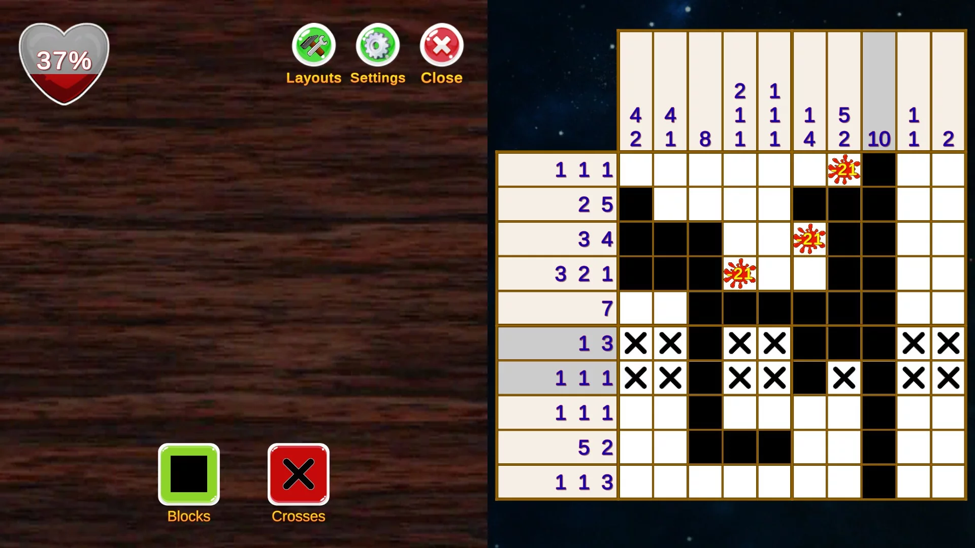 Изображение игры: Nonogram Kindom