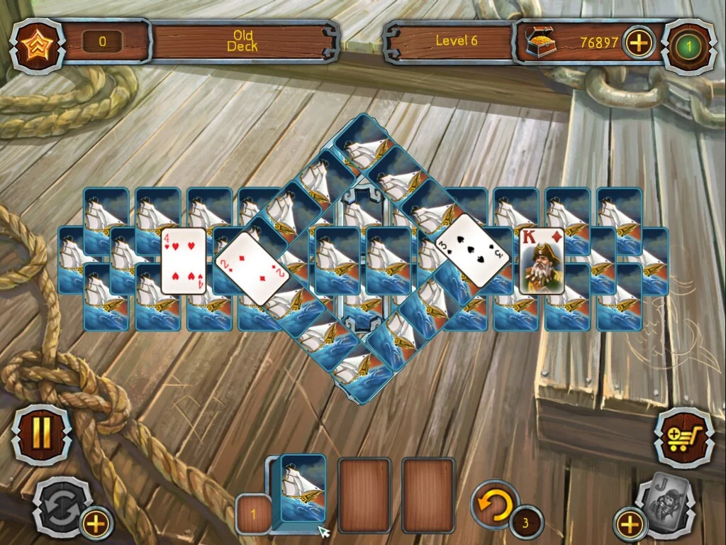 Изображение игры: Pirate Solitaire 2