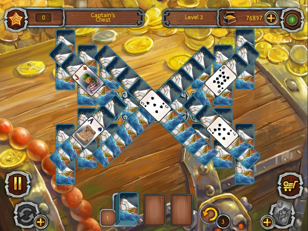 Изображение игры: Pirate Solitaire 2