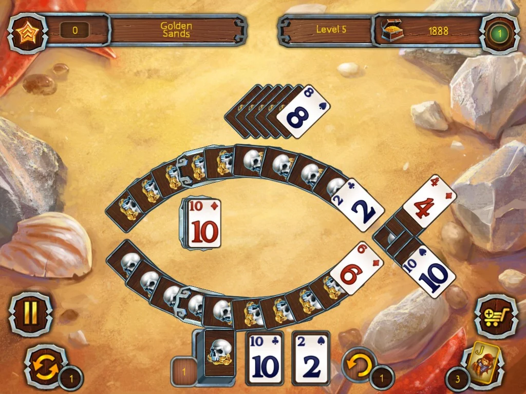 Изображение игры: Pirate Solitaire 2