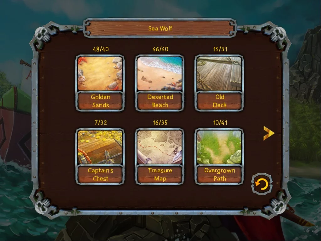 Изображение игры: Pirate Solitaire 2