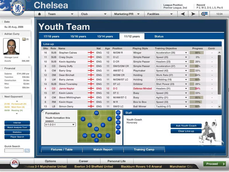 Изображение игры: FIFA Manager 07