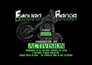 Изображение игры: Enduro Racer (1986)