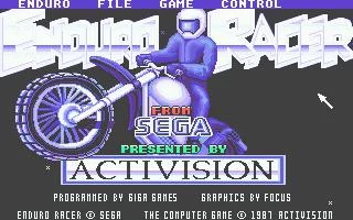 Изображение игры: Enduro Racer (1986)
