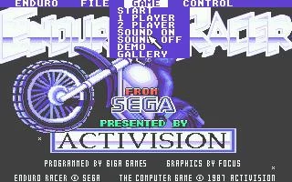 Изображение игры: Enduro Racer (1986)