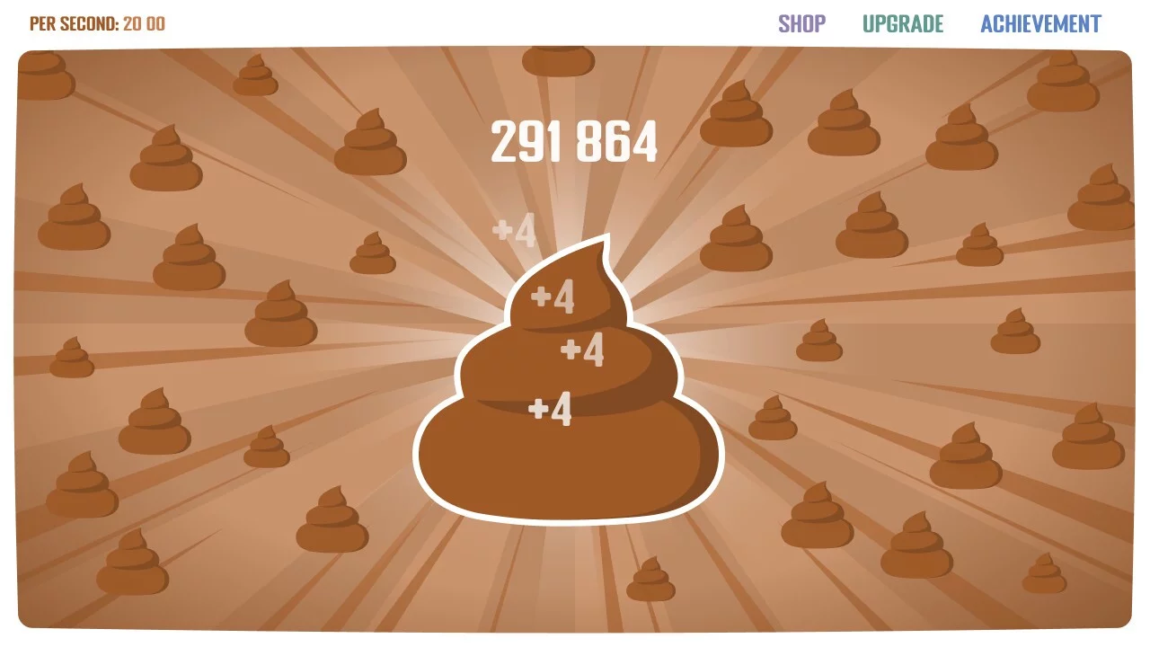 Изображение игры: Poop Clicker