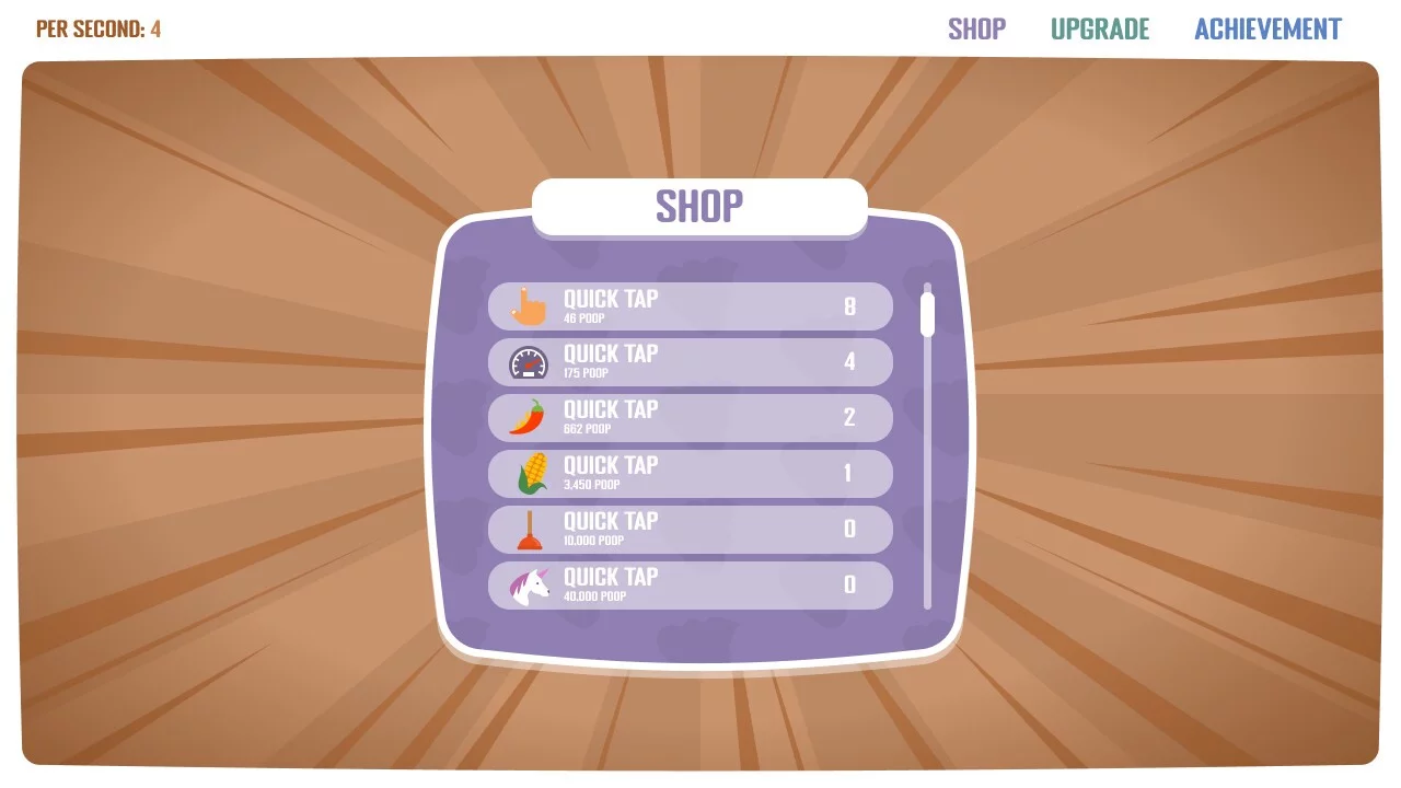 Изображение игры: Poop Clicker