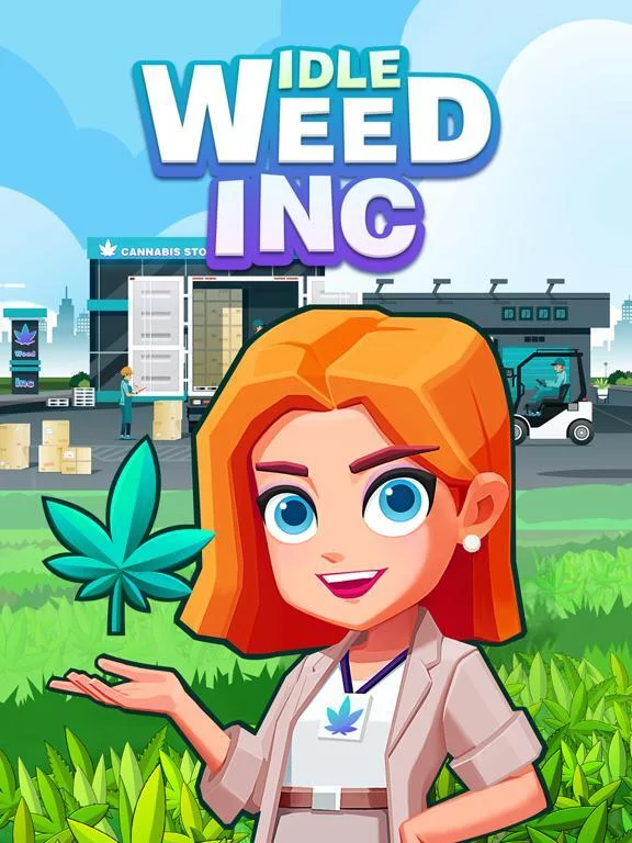 Изображение игры: Idle Weed Inc