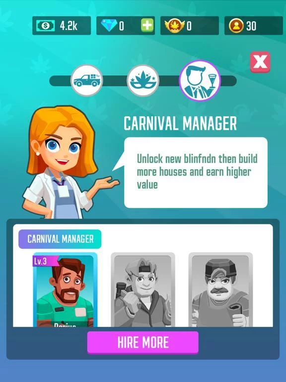 Изображение игры: Idle Weed Inc
