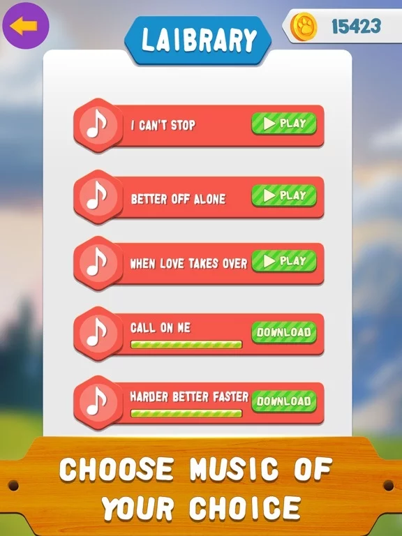 Изображение игры: Animals Tiles Hop EDM Rush