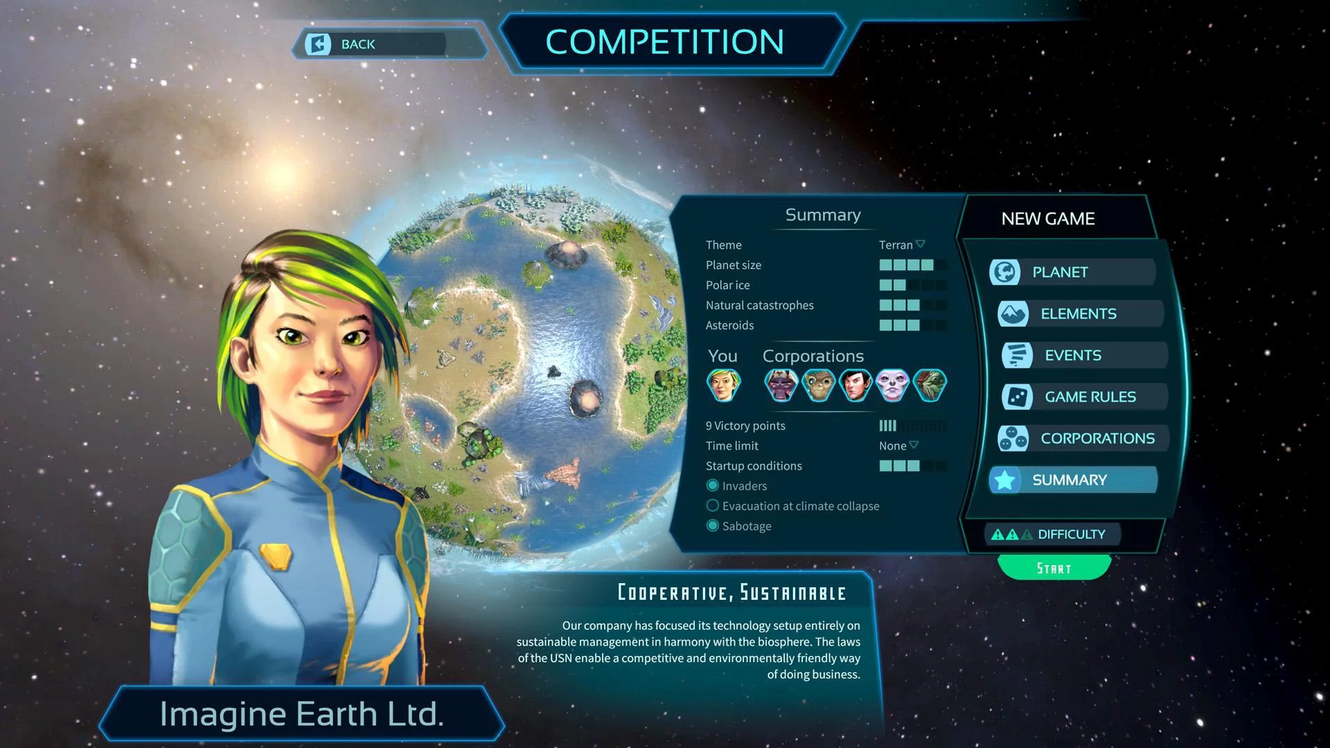 Изображение игры: Imagine Earth Demo