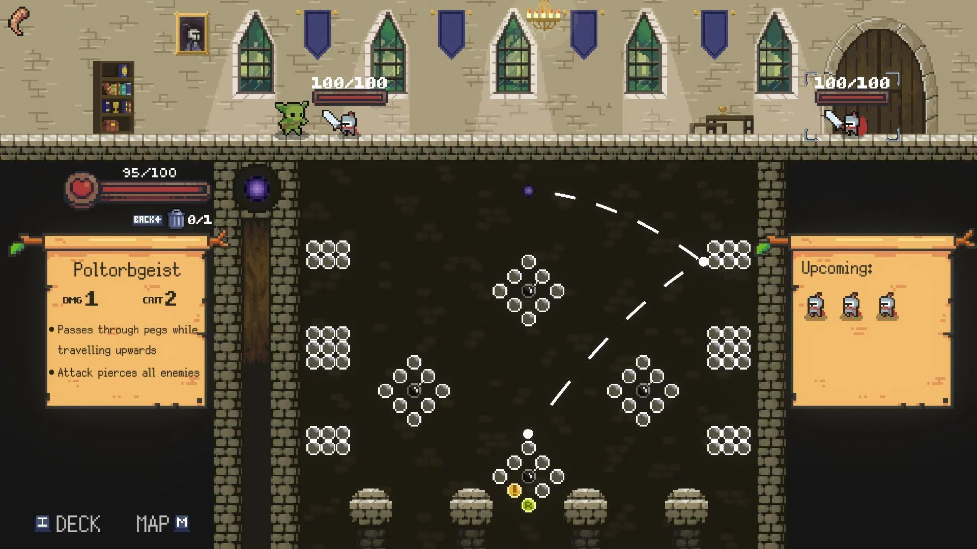 Изображение игры: Peglin Demo