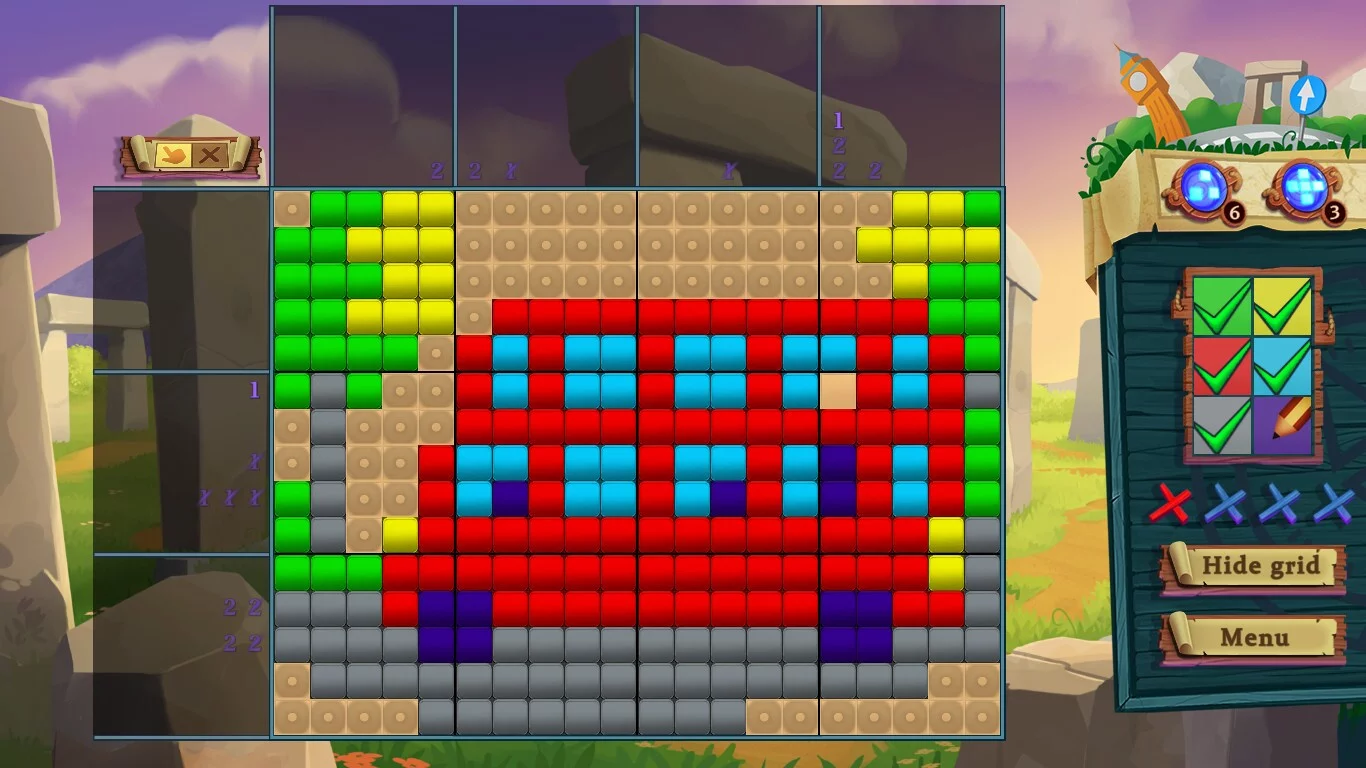 Изображение игры: Adventure Mosaics. Moto-Trip