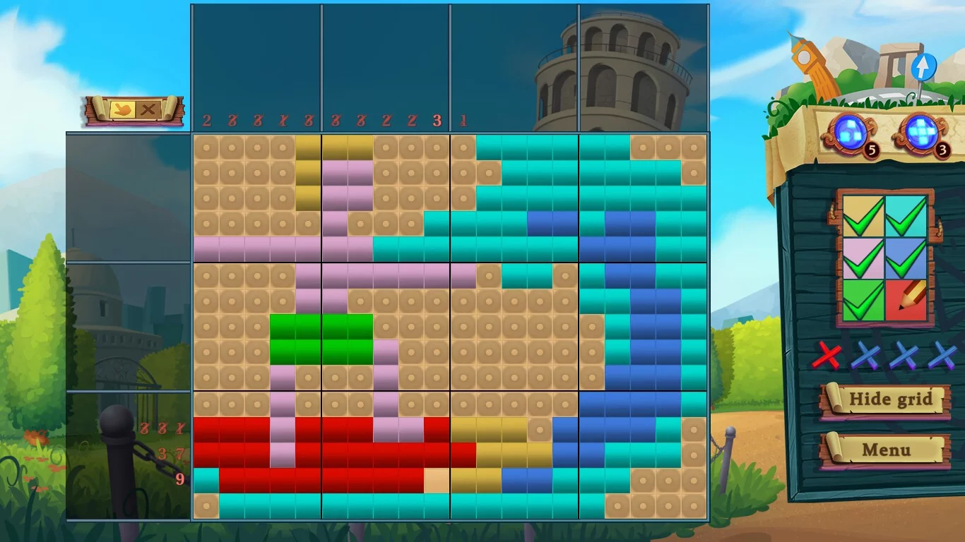 Изображение игры: Adventure Mosaics. Moto-Trip