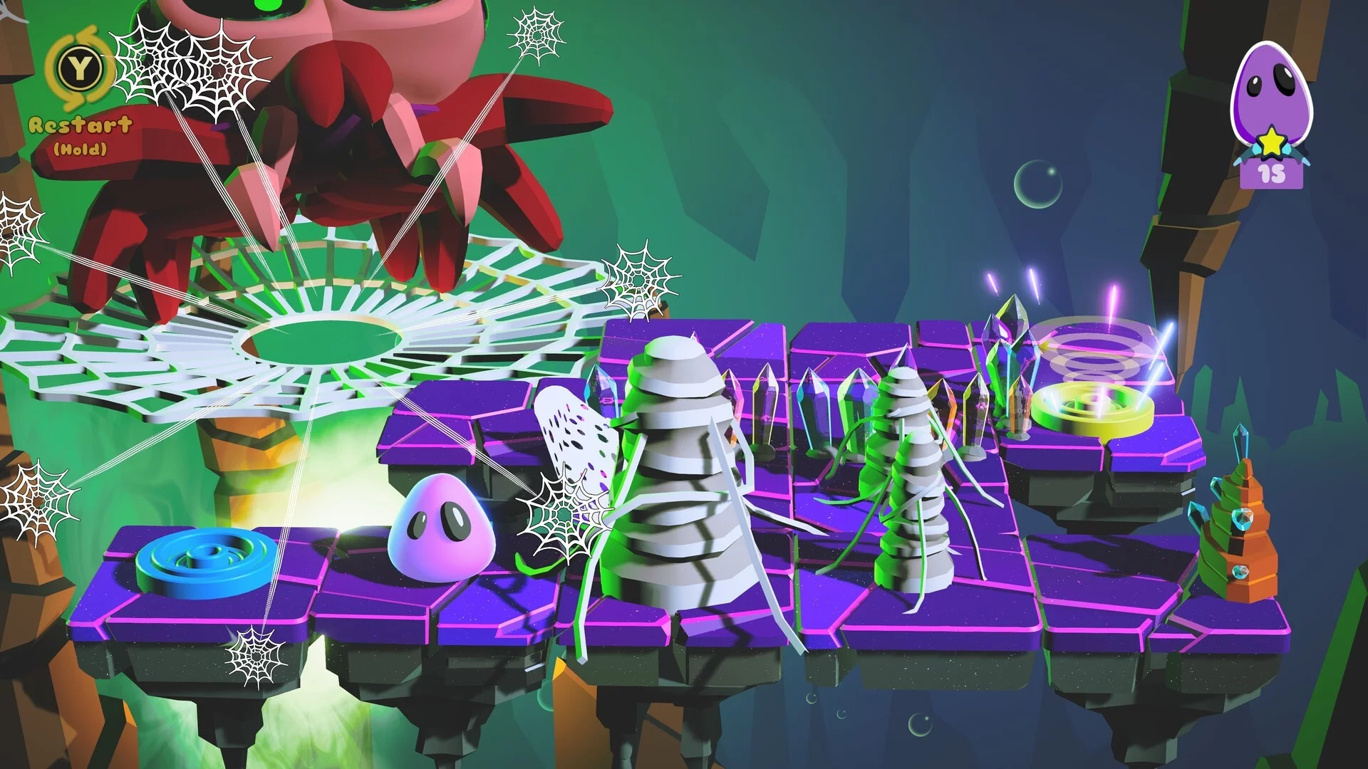 Изображение игры: BouncyBoi in Puzzle Land