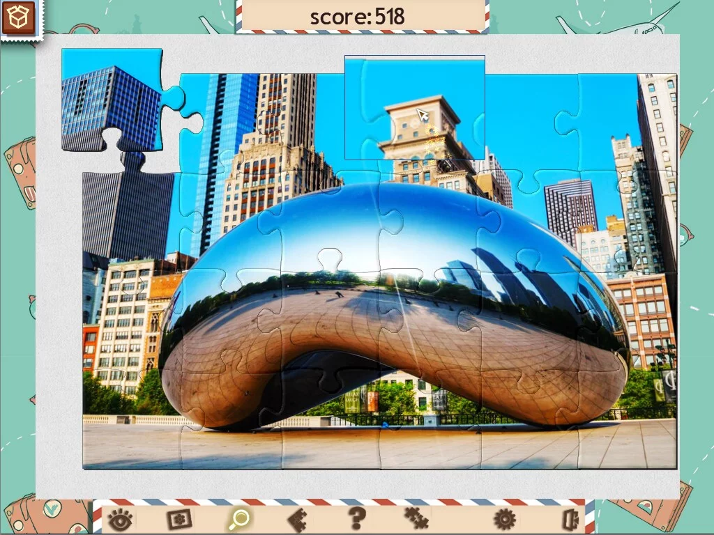 Изображение игры: 1001 Jigsaw American Puzzles