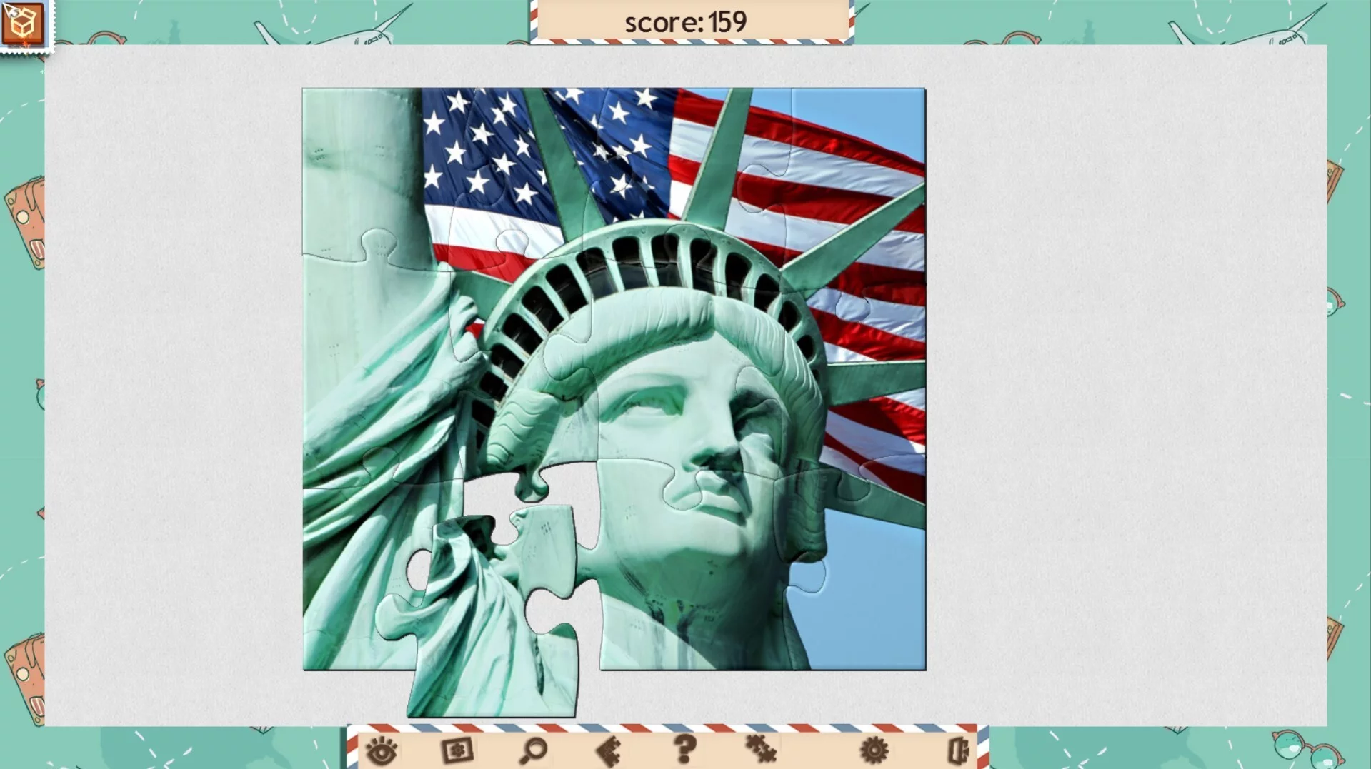 Изображение игры: 1001 Jigsaw American Puzzles