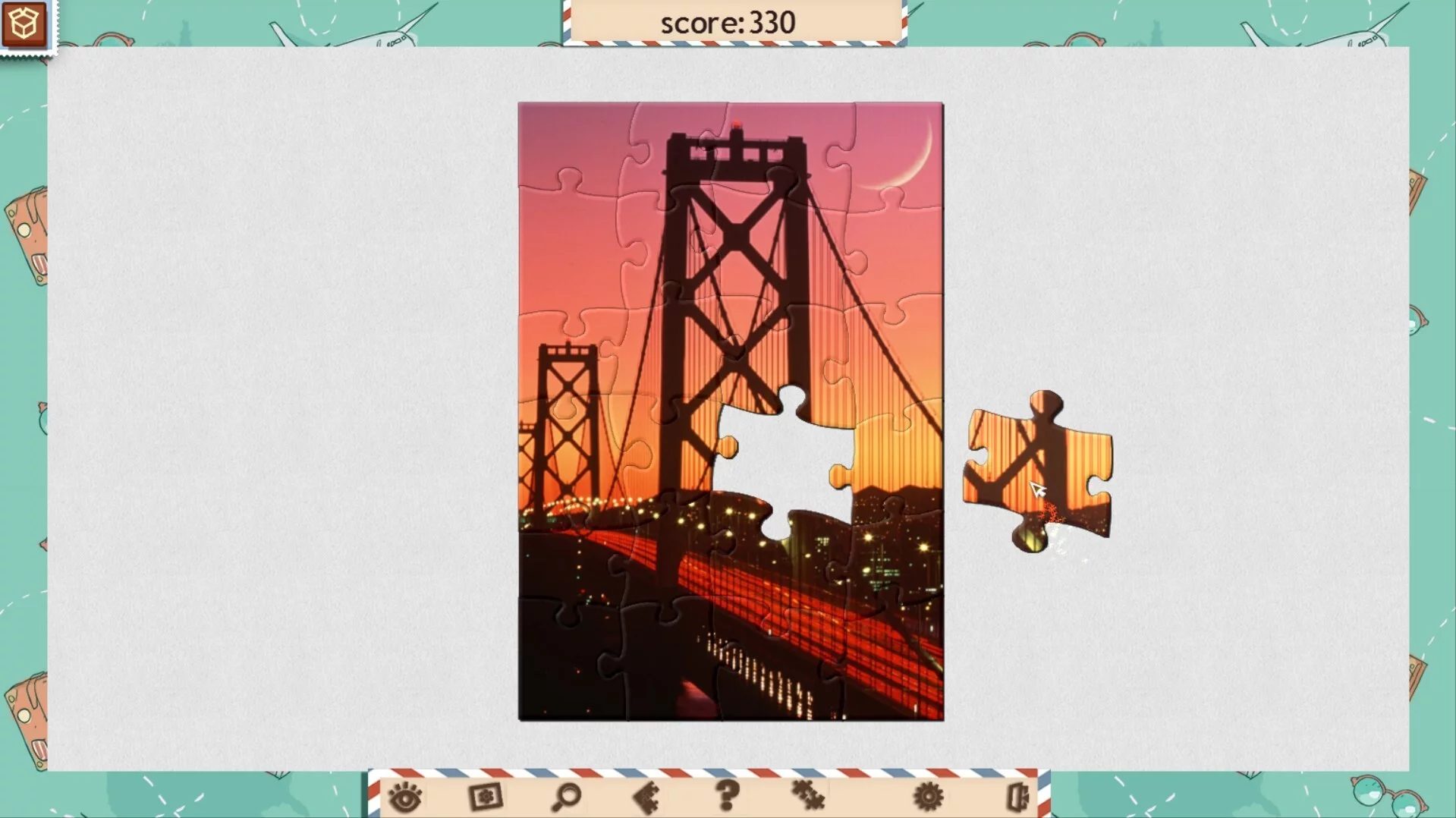 Изображение игры: 1001 Jigsaw American Puzzles