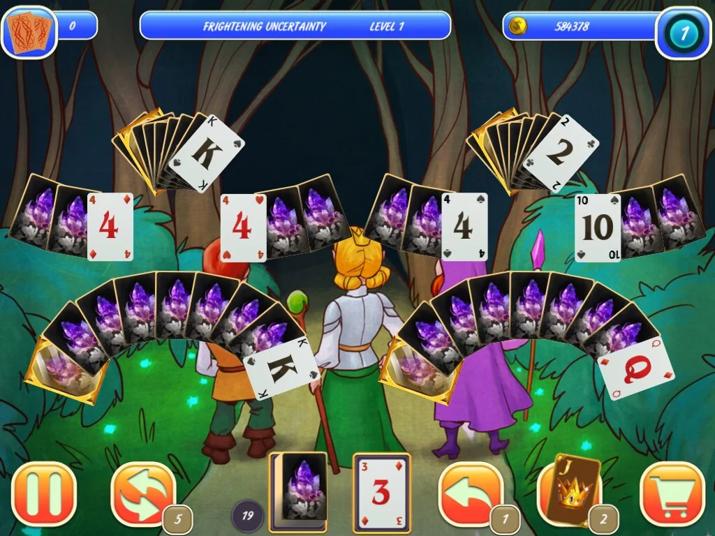 Изображение игры: Gnomes Solitaire
