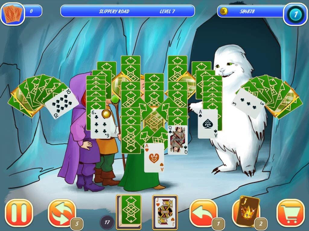 Изображение игры: Gnomes Solitaire