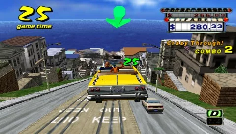 Изображение игры: Crazy Taxi: Fare Wars