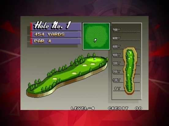 Изображение игры: BIG TOURNAMENT GOLF ACA NEOGEO