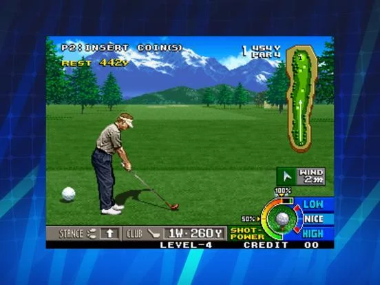 Изображение игры: BIG TOURNAMENT GOLF ACA NEOGEO