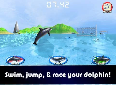 Изображение игры: Dolphin Swim & Play! Game For Kids And Toddlers