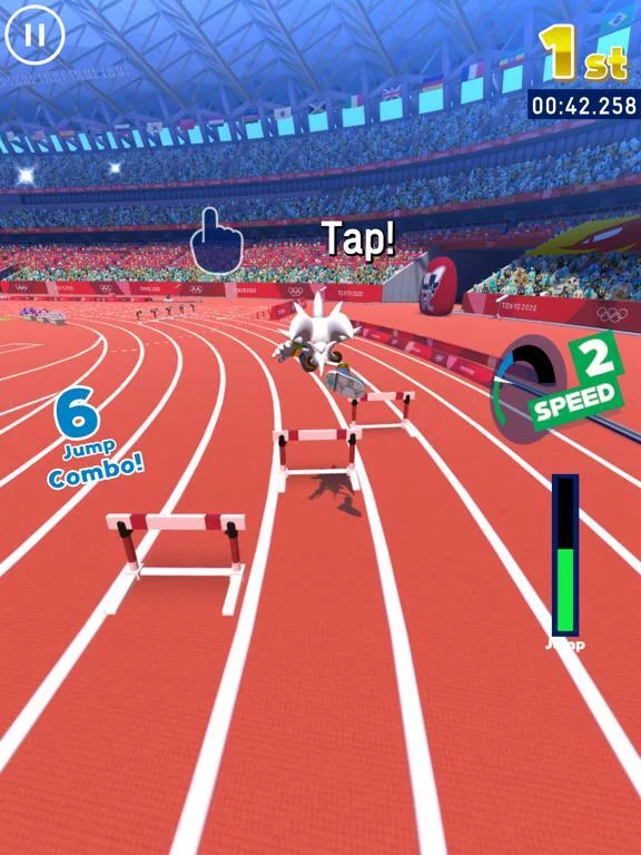 Изображение игры: Sonic at the Olympic Games.