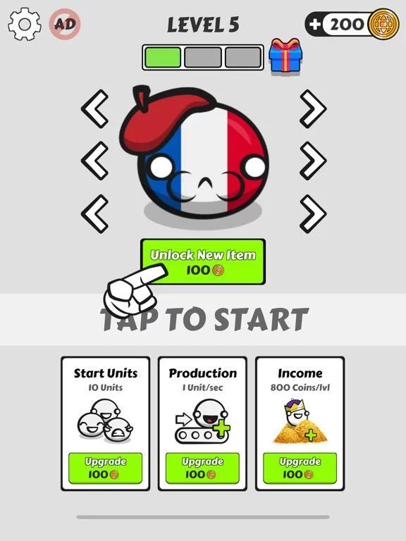 Изображение игры: Country Balls Io: Battle Arena