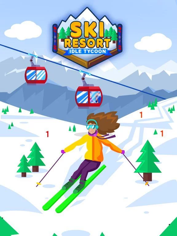 Изображение игры: Ski Resort: Idle Snow Tycoon