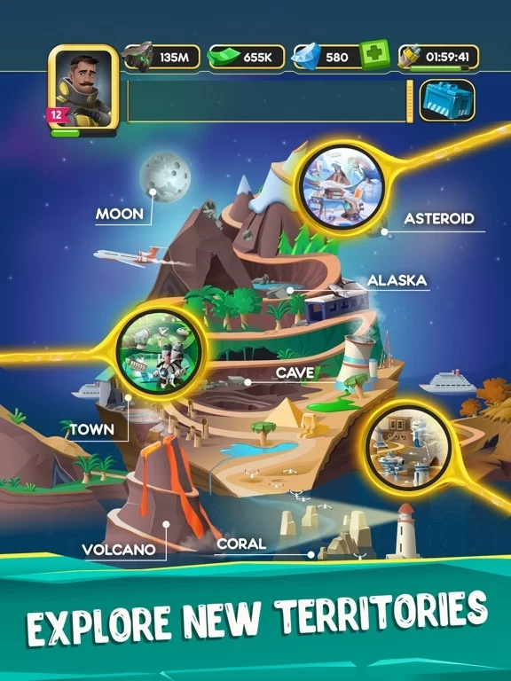 Изображение игры: Nuclear Empire: idle tycoon