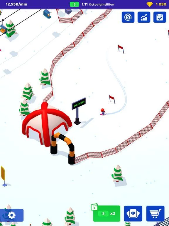 Изображение игры: Ski Resort: Idle Snow Tycoon