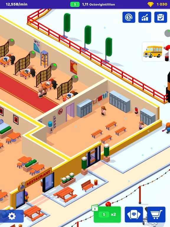 Изображение игры: Ski Resort: Idle Snow Tycoon