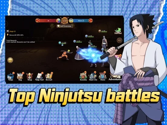 Изображение игры: Rise of Hokage：Glory