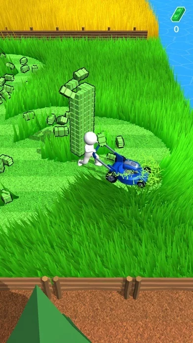 Изображение игры: Stone Grass: Lawn Mower Game